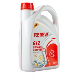 Renew G12 Organik Kırmızı Antifiriz -56C 3 Litre ( 2020 Üretim )